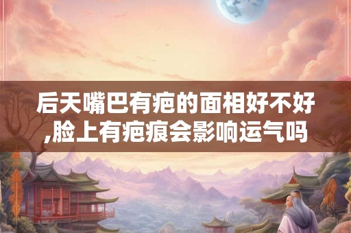 后天嘴巴有疤的面相好不好,脸上有疤痕会影响运气吗? 后天嘴巴有疤的面相好不好,脸上有疤痕会影响运气吗?