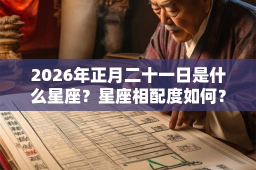 2026年正月二十一日是什么星座？星座相配度如何？