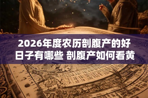 2026年度农历剖腹产的好日子有哪些 剖腹产如何看黄道吉日