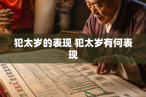犯太岁的表现 犯太岁有何表现