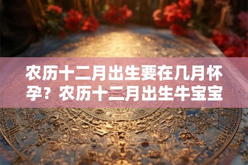 农历十二月出生要在几月怀孕？农历十二月出生牛宝宝命运好吗？