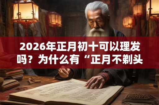 2026年正月初十可以理发吗？为什么有“正月不剃头”说法