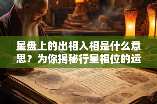 星盘上的出相入相是什么意思？为你揭秘行星相位的运势影响