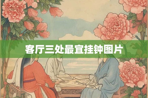 客厅三处最宜挂钟图片