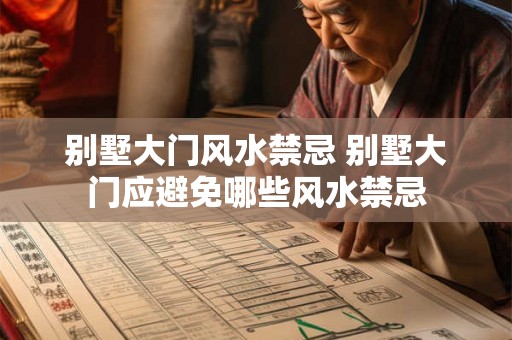别墅大门风水禁忌 别墅大门应避免哪些风水禁忌