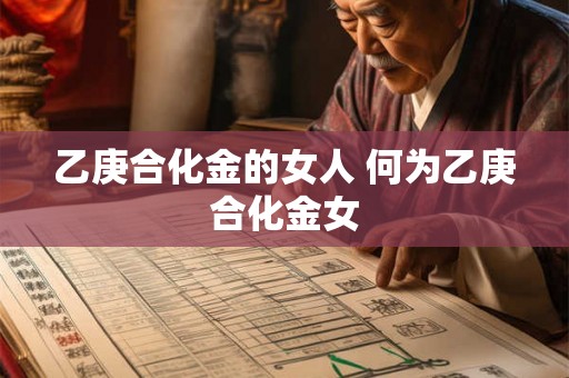 乙庚合化金的女人 何为乙庚合化金女 乙庚合化金的女人 何为乙庚合化金女