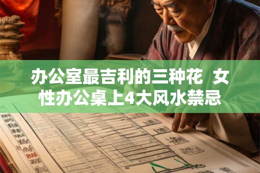 办公室最吉利的三种花  女性办公桌上4大风水禁忌