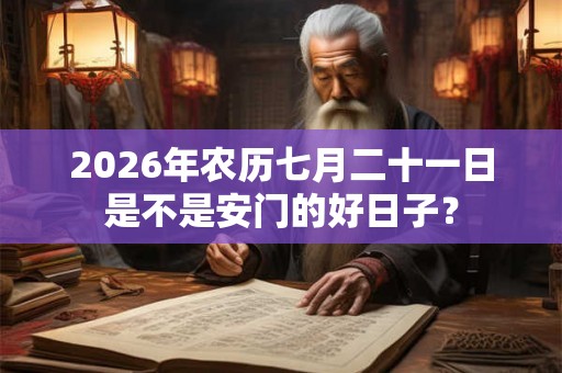 2026年农历七月二十一日是不是安门的好日子？