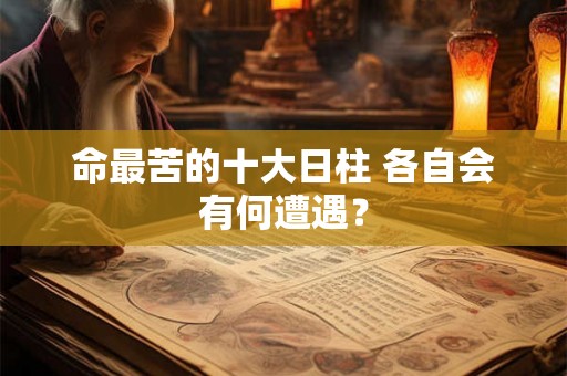命最苦的十大日柱 各自会有何遭遇？