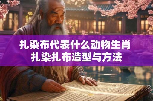 扎染布代表什么动物生肖 扎染扎布造型与方法