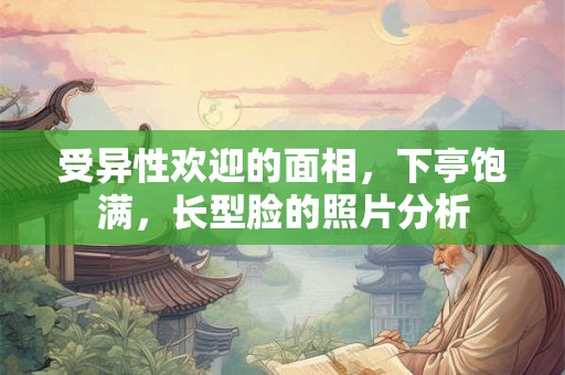 受异性欢迎的面相,下亭饱满,长型脸的照片分析 受异性欢迎的面相,下亭饱满,长型脸的照片分析