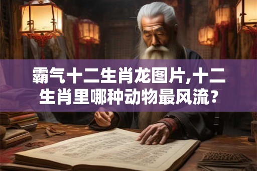 霸气十二生肖龙图片,十二生肖里哪种动物最风流？