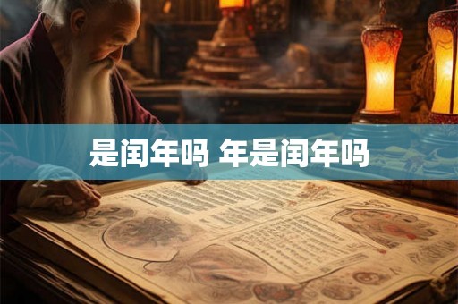 是闰年吗 年是闰年吗