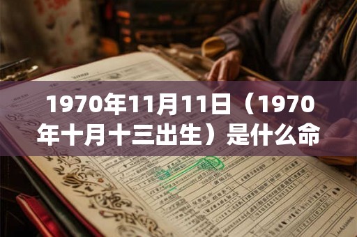 1970年11月11日(1970年十月十三出生)是什么命_命运如何 1970年11月11日(1970年十月十三出生)是什么命_命运如何