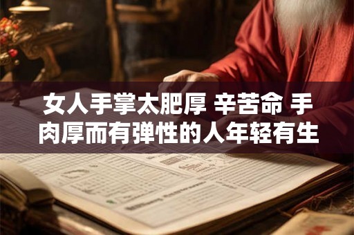 女人手掌太肥厚 辛苦命 手肉厚而有弹性的人年轻有生命力