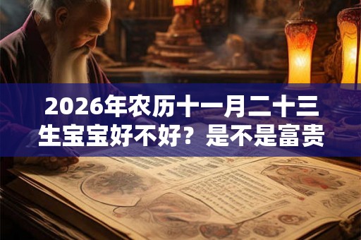 2026年农历十一月二十三生宝宝好不好？是不是富贵命？