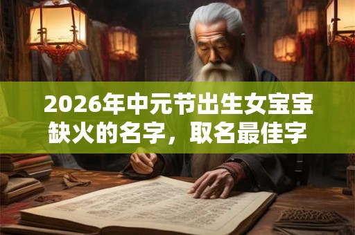 2026年中元节出生女宝宝缺火的名字,取名最佳字 2026年中元节出生女宝宝缺火的名字,取名最佳字