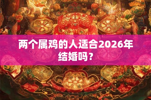 两个属鸡的人适合2026年结婚吗? 两个属鸡的人适合2026年结婚吗?