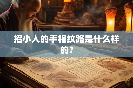 招小人的手相纹路是什么样的？