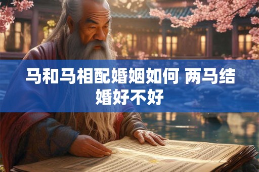 马和马相配婚姻如何 两马结婚好不好