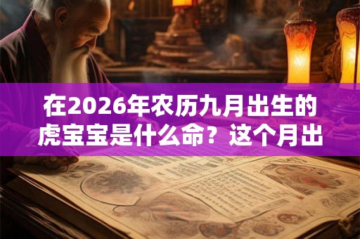 在2026年农历九月出生的虎宝宝是什么命?这个月出生性格好不好? 在2026年农历九月出生的虎宝宝是什么命?这个月出生性格好不好?