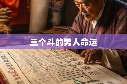 三个斗的男人命运