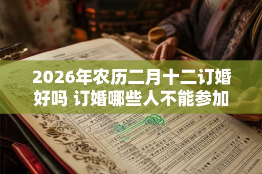 2026年农历二月十二订婚好吗 订婚哪些人不能参加
