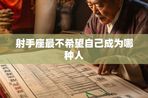 射手座最不希望自己成为哪种人 射手座最不希望自己成为哪种人