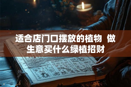 适合店门口摆放的植物  做生意买什么绿植招财