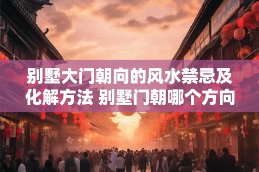 别墅大门朝向的风水禁忌及化解方法 别墅门朝哪个方向好