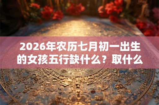 2026年农历七月初一出生的女孩五行缺什么？取什么名字好？