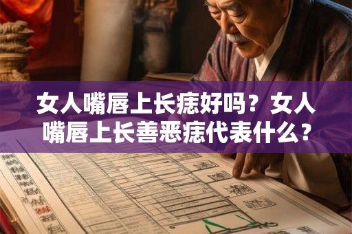 女人嘴唇上长痣好吗？女人嘴唇上长善恶痣代表什么？