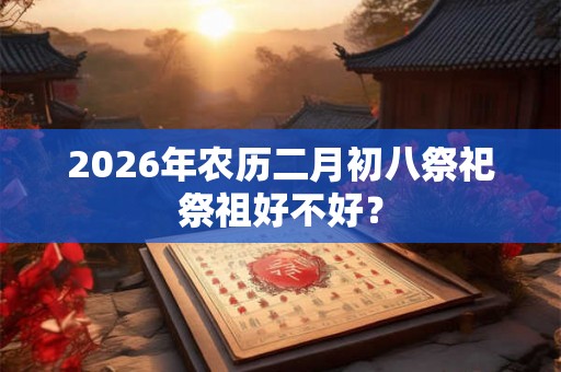 2026年农历二月初八祭祀祭祖好不好？