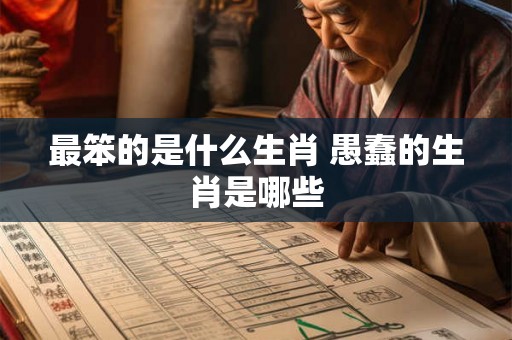 最笨的是什么生肖 愚蠢的生肖是哪些