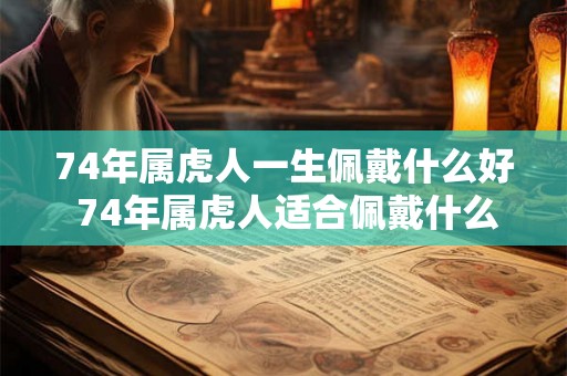 74年属虎人一生佩戴什么好 74年属虎人适合佩戴什么 74年属虎人一生佩戴什么好 74年属虎人适合佩戴什么