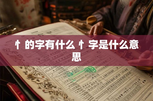 忄的字有什么 忄字是什么意思