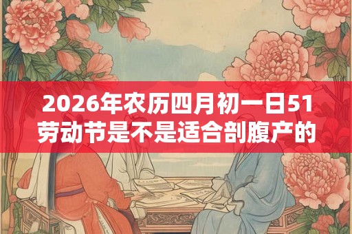 2026年农历四月初一日51劳动节是不是适合剖腹产的日子？