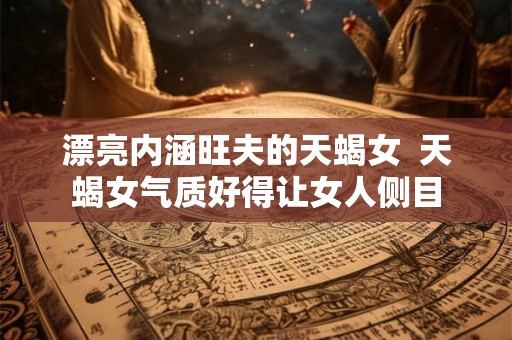 漂亮内涵旺夫的天蝎女  天蝎女气质好得让女人侧目
