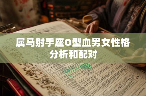 属马射手座O型血男女性格分析和配对