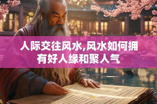 人际交往风水,风水如何拥有好人缘和聚人气