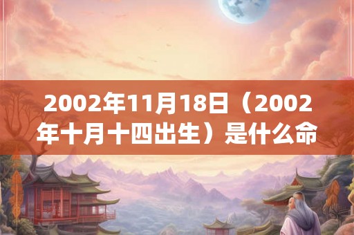 2002年11月18日(2002年十月十四出生)是什么命_命运如何 2002年11月18日(2002年十月十四出生)是什么命_命运如何