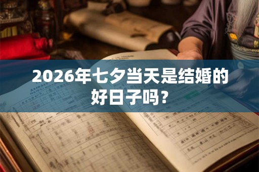 2026年七夕当天是结婚的好日子吗? 2026年七夕当天是结婚的好日子吗?