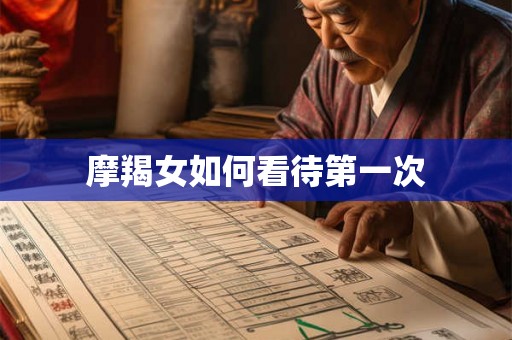 摩羯女如何看待第一次