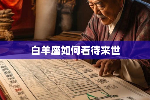 白羊座如何看待来世
