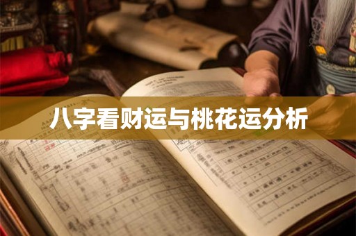八字看财运与桃花运分析
