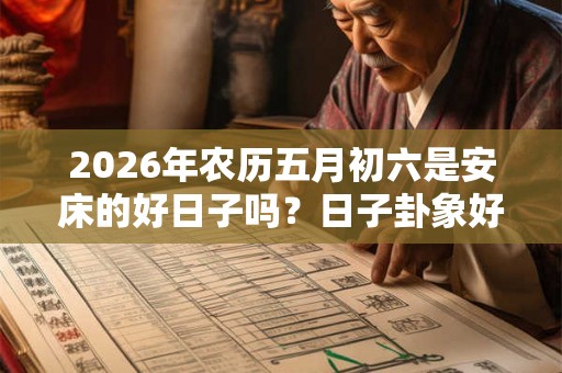 2026年农历五月初六是安床的好日子吗?日子卦象好不好? 2026年农历五月初六是安床的好日子吗?日子卦象好不好?