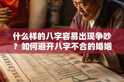 什么样的八字容易出现争吵？如何避开八字不合的婚姻？