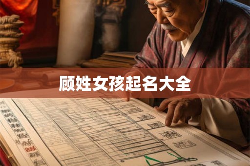 顾姓女孩起名大全