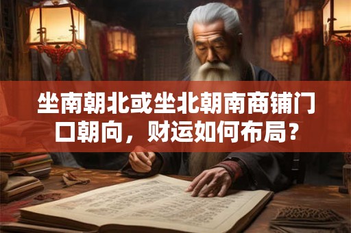 坐南朝北或坐北朝南商铺门口朝向,财运如何布局? 坐南朝北或坐北朝南商铺门口朝向,财运如何布局?