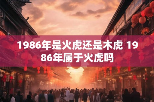 1986年是火虎还是木虎 1986年属于火虎吗